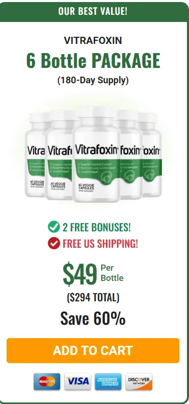 Vitrafoxin 6 Bottle